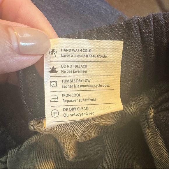 Vince Women’s Cotton Joggers Weekend Travel Commute Navy - Picture 7 of 7